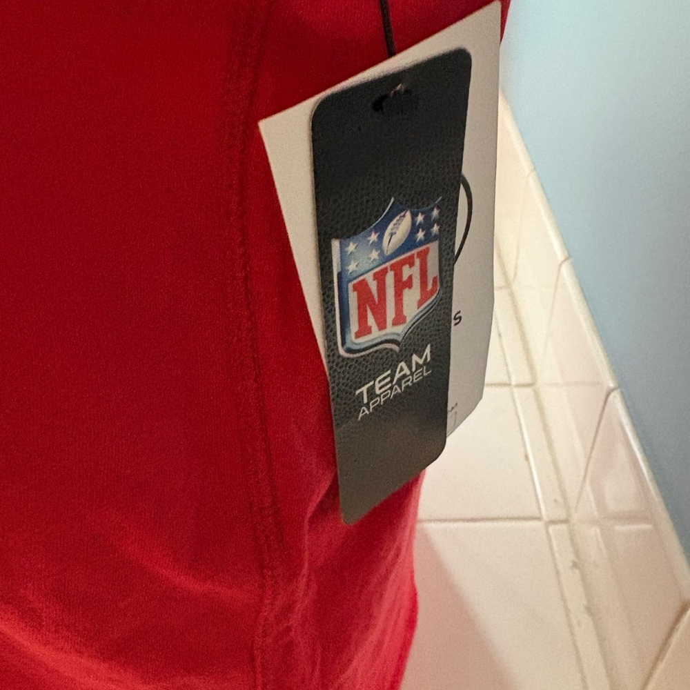 NWT 47 Brand Womens New York Giants Football Shirt NFL Red Size XL $40 - Picture 3 of 5